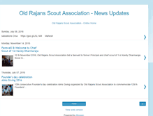 Tablet Screenshot of news.oldrajansscouts.org